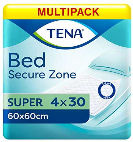 Tena Bed Super - 60 x 60 cm - Krankenunterlagen und Inkontinenzunterlagen von Essity