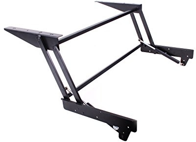 Lift up Top Large Coffee Table DIY Hardware Fitting Furniture Mechanism Gas Hydraulic Hinge (Black)