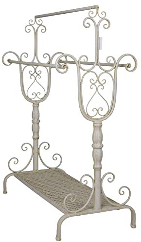 Handtuchständer Shabby Chic Handtuchhalter Weiss Standhandtuchhalter aja072 Palazzo Exclusiv