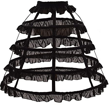Women's hoop skirt Bridal Dress Gown Slip Petticoat, One Size, Style-08