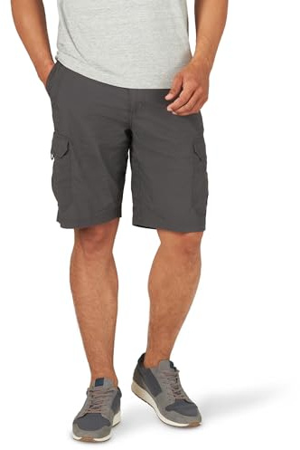 Lee mens Extreme Motion Crossroad Cargo Shorts, Anthracite, 38 US