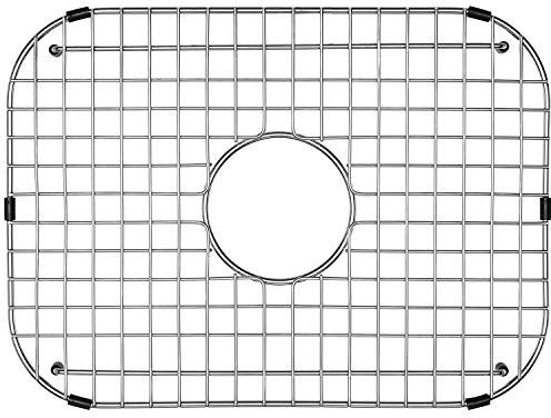 Serene Valley Sink Grid 18-1/8 L x 13-3/8 W, Centered Drain with Corner Radius 3-1/2, NDG1813C - Do Measure Sink Bottom for Fitting.
