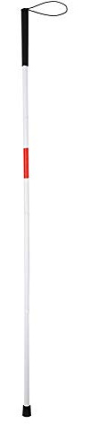Cocoarm Aluminiumlegierung Faltbarer Blindenstock Gehstöcke Tragbarer Wanderstöcke Cane Walking Stöcke Reflektierender Spazierstock Blind Guide Stick Wanderstab für The Blind 124cm/48,8 Zoll