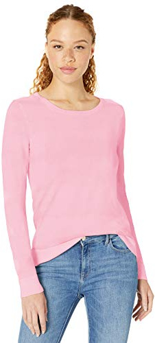 Amazon Essentials Femme Pull Col Rond Léger À Manches Longues (Grandes Tailles Disponibles)