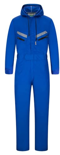 Yukirtiq Herren Arbeitsoverall Reflektierende Overalls Arbeitsanzug Handwerker Anzug Arbeitsoverall Arbeitskombi