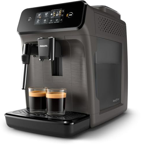 Philips Espressomaschine mit Mahlwerk EP1224/00 – Touchscreen – AquaClean Filter – Mahlwerk verstellbar 12 Stufen