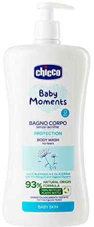 Chicco Baby Moments - Skydd Bagno Corpo Senza Lacrime Pelli Delicate, 750 ml