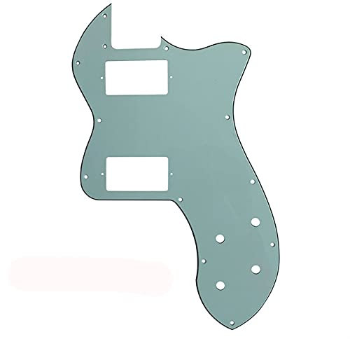 Gitarren-Kratzplatte 13 Löcher Für Tele Gitarre Pickguard Mit Humbucker Pickups Scratch Platte Schlagbrett (Color : 3 Ply Parchment)