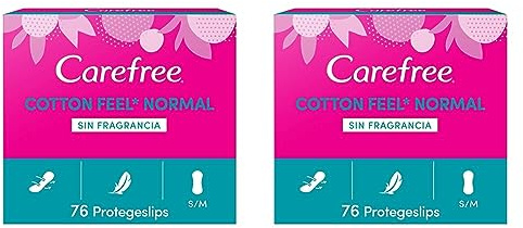 Carefree schützt Slip Normal - 76 Stück Eltern (Packung mit 2)