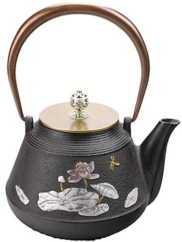 Chinesischer Teekanne 1,2 L/1200 MlL Japan Gusseisen Teekanne Wasserkocher Japanische Teekanne Kreative Wasserkocher Für Familie Nachmittagstee Traditionelle Kanne