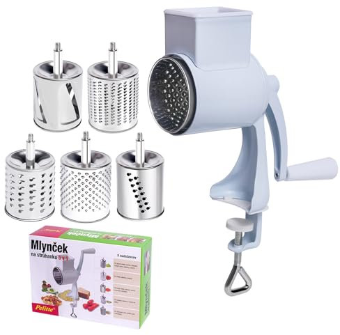 ELDTEC Manual Nuts Grinder Machine, Hand Walnut Peanut Grinder Aluminum Alloy Dry Mill Crusher Wheat Feed Grinding Machine, for Corn Wheat Oats Berries Coffee Beans,Cheese shredding.