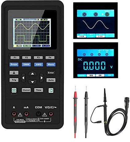 KOZWAY Oscilloscope, 2C42 / 2D72 Oscilloscope numérique de Poche + multimètre + générateur de signaux (Size : 2D72)