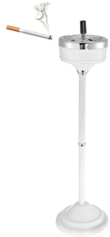 FFTDCYHT Aschenbecher Für Außen, Standaschenbecher Für Draußen Rostfrei, Aschenbecher Mit Deckel, Geruchsdicht, Winddichter Aschenbecher, Für Das Büro, Zuhause, Schlafzimmer, Balkon