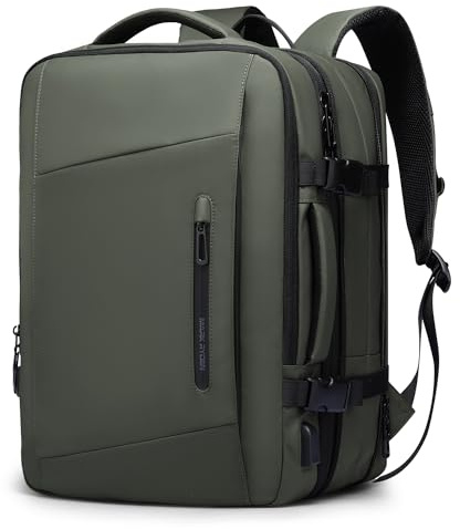 MARK RYDEN Laptop ryggsäck utbyggbar 25–40 L, 17,3 tum reseryggsäck med USB-laddningsport vattentät affärsryggsäck män som presenter till alla hjärtans dag