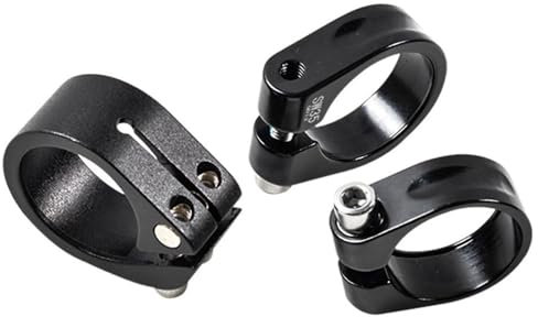 CaFfen Sattelklemme 1 Pcs Fahrrad Sattelstütze Klemme 31,8/34,9/37mm Fahrrad Sattelstütze Rohrschelle Aluminiumlegierung MTB Mountain Road Fahrrad Sattelrohr Clip Sattelkloben(Größe:35mm)