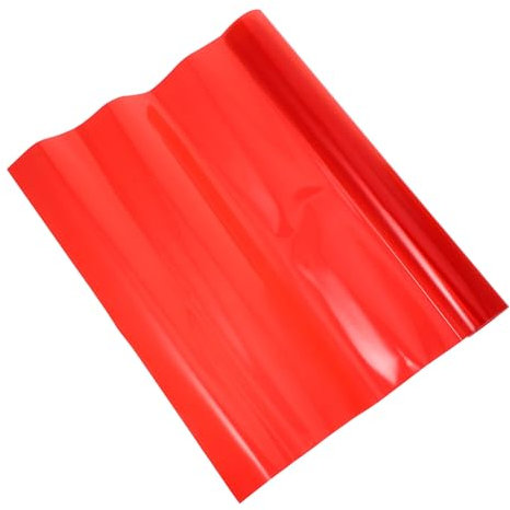Beatifufu Auto Scheinwerferfolie Rot 30x60cm Wasser und Hitzebeständig Transparente Rücklicht und Nebelscheinwerfer Tönungsfolie für Fahrzeug Außenbereich Langlebiger Schutz und Stylische