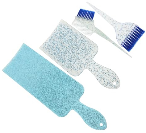 NOLITOY Hair Coloring Tool Mit Pinsel Transparentem Farbbrett Und Kamm Salon Haarfärbe Für Präzises Balayage Gleichmäßige Farbverteilung Und Diy Styling Zu Hause