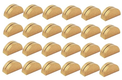 Oshhni 24 portatarjetas Dorados para menú, de Madera, para, números de Mesa, Bodas, Tiendas, Fiestas.