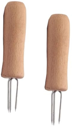 ORFOFE Extensor de Varilla y Aguja de Extensión para Rollo de Moxa 2 Piezas Mango de Madera Durable Uso Portátil para Moxibustión Terapéutica en Casa y Viaje