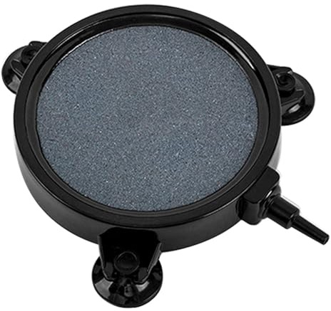 Xiciki Pietra frizzante per stagni, acquari, 10 cm, diffusore di bolle d'aria, tubo da 4 mm/8 mm, collegabile, strumento di rilascio delle bolle per pompe ad aria, secchi, piscine, stagni, serbatoi