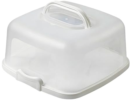 Cake Carrier – 10 Inch Cake Storage Container, Reusable Food Storage With Handle Lid | Portable Foods Storages For Pie Cupcake Dessert Muffin Pastry Bread Fruit Cookie Outdoor Home Kitchen And Other