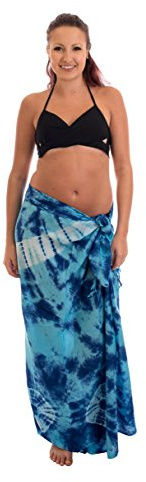 Ciffre Ca 44 Modelle Sarong Pareo Dhoti Lunghi ca. 170cm x 110cm Handbemalt Tie Dye Batik Wickelrock Strandtuch Tuch Viele Modelle Kräftige Farben Original