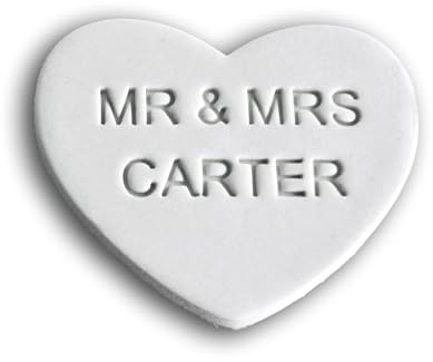 Mr und Mrs Personalisierte Keksstempel, Hochzeitsstempel Fondant
