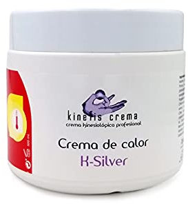 Crema de Calor K-Silver Kinesiológica Profesional | 500 ml | (2 unidades)