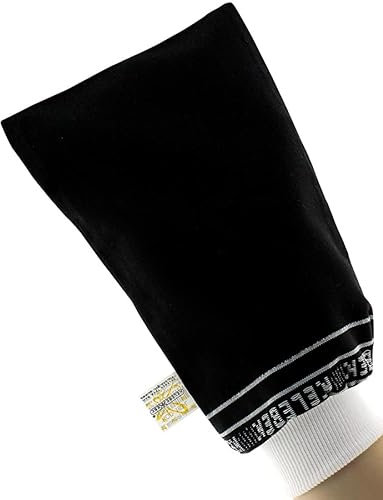Peelinghandschuh Exfoliating Gloves Kese Hamam Peelinghandschuh, peeling körper, peeling gesicht, körperpeeling damen (Peelinghandschuh Schwarz(dick und mittelhart, für normale Haut)