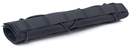 DONGKER Schalldämpferabdeckung, Tactical Schalldämpferhülle, Airsoft Suppressor Cover für Rifle Moderator Outdoor Paintball Protective