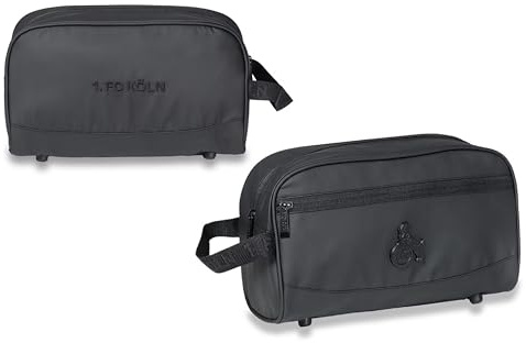 1. FC Köln Kulturbeutel - All Black - schwarz Waschtasche