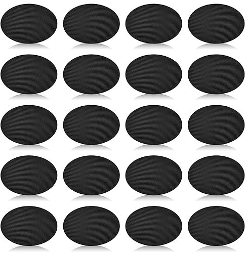 Gsrhzd Dusche Antirutsch Aufkleber, 20 Stück Antirutsch Pads Dusche, 15CM Badewannensticker, Schwarz Selbstklebend Badewannen Rutschschutz, Anti Rutsch Dusche für Badewanne Dusche