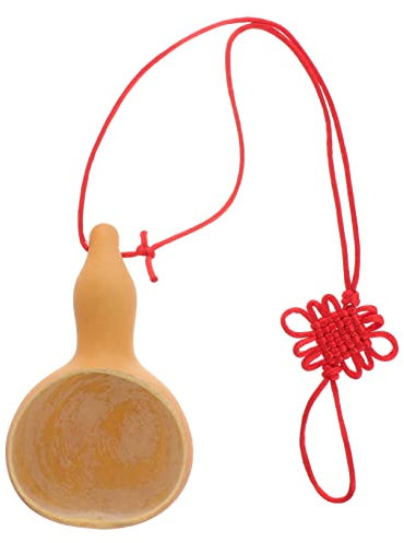 TOPBATHY Cuillère À Eau En Calebasse Naturelle Faite À La Main Pour Taille Pour Le Nettoyage