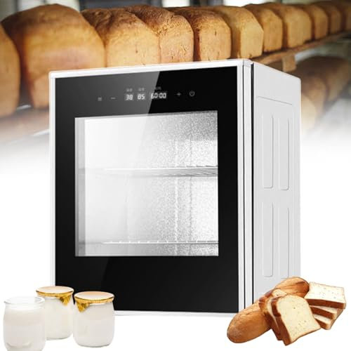 DDNGEJ Lievitatore per Impasto da banco con Elemento riscaldante PTC - Macchina per la lievitazione del Pane con Controllo della Temperatura da 40 l per lievito Madre