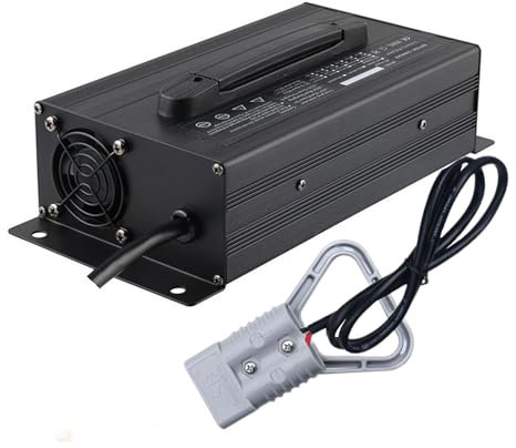 WLEJSL Chargeur de Batterie Haute Puissance 1500 W 12 V 45 A pour Chariot Élévateur Électrique avec Prise Sortie Anderson 50 A/120 A/175 A/350 A pour Transpalette et Autolaveuse,A1,175A