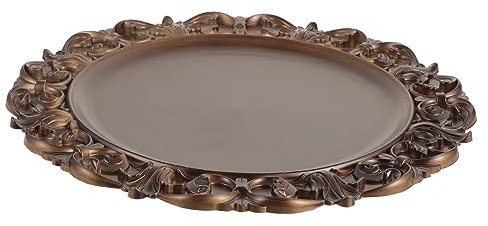 VALICLUD Assiette Rétro Émail Vintage Plat De Service Multifonction pour Pâtes Desserts Et Buffets Décoration De Table Et Pratique