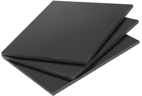 Plaque De Bakélite Noire De 3 À 10 Mm D'épaisseur, Panneau Isolant En Résine Phénolique De 200 X 200 Mm, Feuilles De Bakélite Résistantes Aux Hautes Températures.(3x200x200mm)