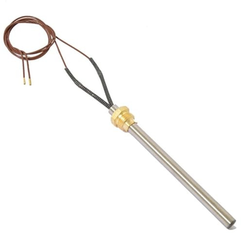 GDM CANDELETTA - Resistenza Accensione per Stufa a Pellet, 300W, 150mm, Filettatura 3/8 GAS, Diametro 9,9mm, Monta su stufei: EL FIRE, KARMEK, UNGARO, MCZ, HELIOS TECNOLOGIE, ADLER ECC