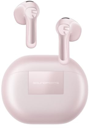 SoundPEATS Air6 HS Auriculares Inalámbricos BT 6.0, Cascos Semiabiertos con Controlador Biomagnético Triple de 13mm, Audio Lossless LDAC y Hi-Res, Cancelación de Ruido 4 Mic, 45H, IPX5, Carga Rápida