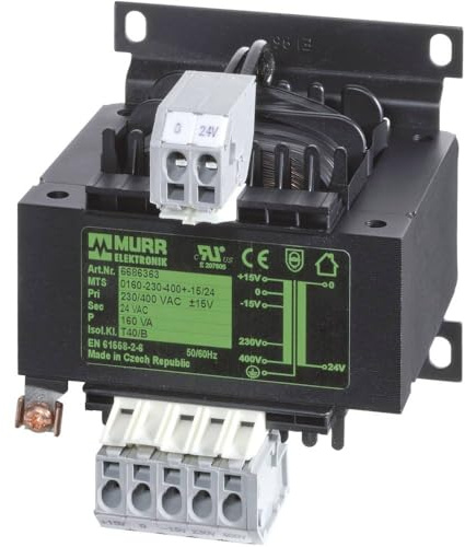 Transformador de seguridad monofásico.