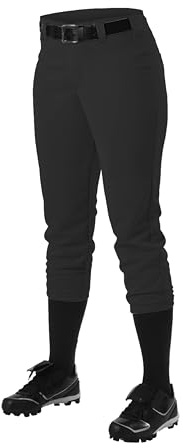 Alleson Athletic Fastpitch/Softball-Hose mit Gürtelschlaufe für Damen, Stretch-Stoff, feuchtigkeitsableitend und professionelle Passform