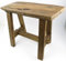 Clever-deko Hocker kleine Bank aus Teak Wurzelholz Teakhocker Teakbank Holzhocker Holzbank Blumenbank Blumenhocker rustkal antik TEAKHOLZ