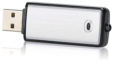 Lychee Digitales Diktiergerät Aufnahmegerät Mini Sprachrekorder 8GB - 90 Stunden Wiederaufladbare Tragbarer USB Digitaler Recorder mit Metallgehäuse für Vorträge/Treffen/Interview (Blau)