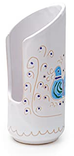 Batik Porta Bicchieri in Ceramica - Linea Pavoncella Classica
