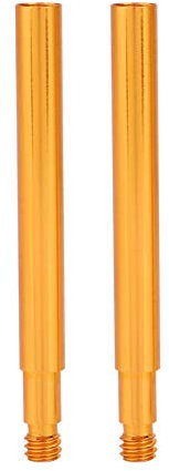 Fahrrad Presta Ventilverlängerung, 2 Stück 60mm Fahrrad Presta Ventilverlängerung Innenreifen Ventilverlängerung, Rennrad Schlauch Luftdüse(Gold)