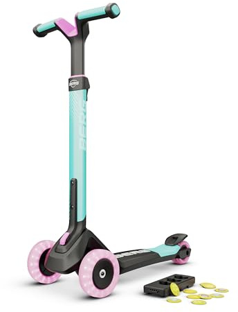 BERG Nexo Kinderroller Kinderscooter faltbar ab 2 Jahre | Höhenverstellbarer Tretroller Scooter mit Magnet Deck | Dreirad Roller für Kinder Jungen & Mädchen, bis 12 Jahre | Farbe: Mint