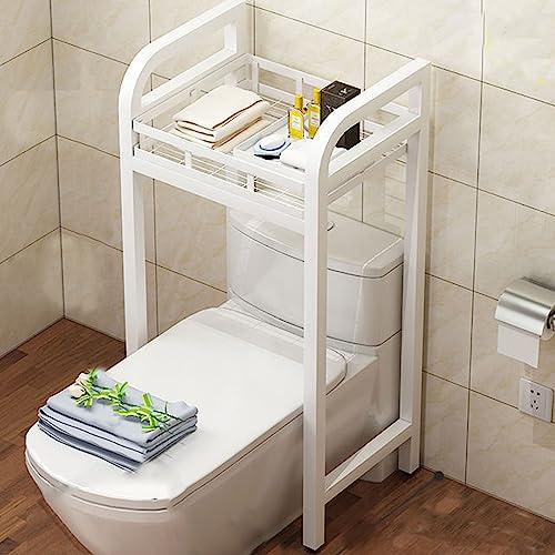 Etagere de Rangement Machine A Laver, Crochets et Séchoirs en Acier Inoxydable Gratuits, Forte Capacité Portante, Étanche et Antirouille, Peu Encombrante ( Color : White , Size : 1 LAYER_A )