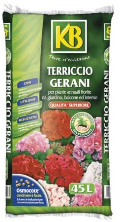 Terriccio Gerani e Piante Fiorite KB PREMIUM