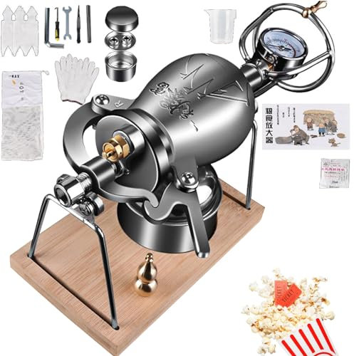 KYZTMHC Popcorn Cannon Chinese Popcorn Machine High Pressure Popcorn Maker Hand Small Stovetop Healthy Popcorn Popper (Color : 268ml)