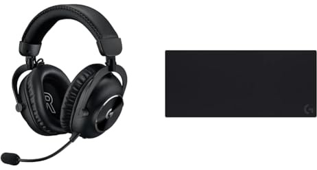 Logitech G PRO X 2 LIGHTSPEED Wireless Gaming Headset, Detachable Boom Mic, 50mm Graphene Drivers & G840 Extra Large Gaming Mouse Pad, Optimised for Gaming Sensors